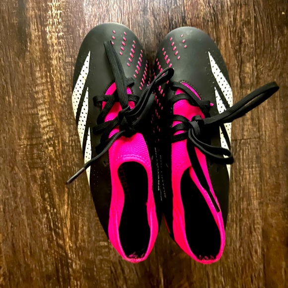 adidas Black and Pink Athletic Shoes - Picture 1 of 2